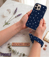 PS042 - Navy Blue Bow Star Heart Floral - Aesthetic Wrist Charm